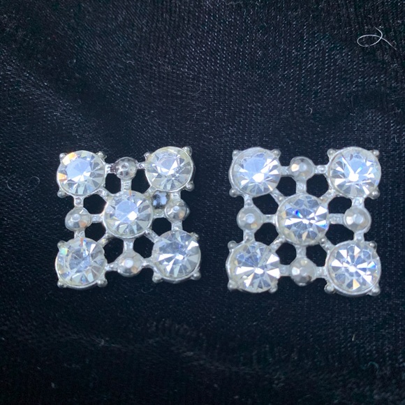 Vintage | Accessories | Vintage Clear Rhinestone Buttons | Poshmark